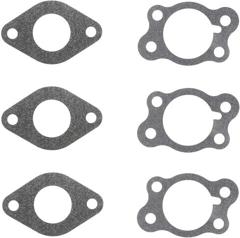 Carburetor Gasket Compatible with EZGO Golf Cart 295cc 350cc Marathon Medalist TXT Freedom ST Sport ST350 MPT Workhorse 800 875 1200 Club Clays Car Shuttle Gas 4-Cycle Robin Engine Pack of 6 in Kuwait