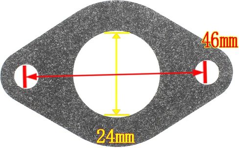 Carburetor Gasket Compatible with EZGO Golf Cart 295cc 350cc Marathon Medalist TXT Freedom ST Sport ST350 MPT Workhorse 800 875 1200 Club Clays Car Shuttle Gas 4-Cycle Robin Engine Pack of 6 in Kuwait