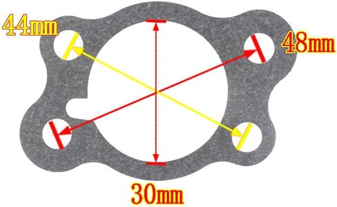 Carburetor Gasket Compatible with EZGO Golf Cart 295cc 350cc Marathon Medalist TXT Freedom ST Sport ST350 MPT Workhorse 800 875 1200 Club Clays Car Shuttle Gas 4-Cycle Robin Engine Pack of 6 in Kuwait