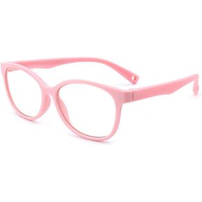 Flexible Kids Blue light Blocking Glasses for Girls and Boys Age 3-12