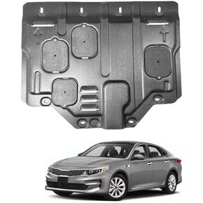 Engine Splash Shield Fit for Kia Optima 2016 2017 2018 2019 2020 Engine Case Guard Under Cover Compatible with Optima Front Engine Guard Mud Flaps