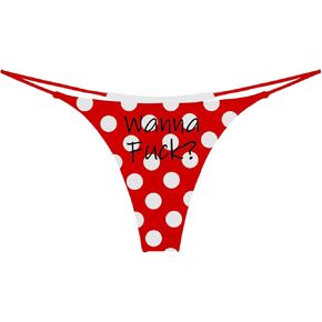 F My Ass Daddy G-String Thong, Flirty Fun Sports Underwear, Take These Off And F Me Panties Gifts for Wife