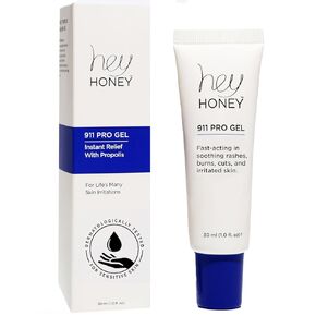 Hey Honey Skincare 911 Multipurpose Healing Ointment for Burns & Irritated Skin Instant Relief | Organic Propolis & Honey Extracts | Designed To Treat & Repair Compromised Skin, 99% Natural | 1 Oz