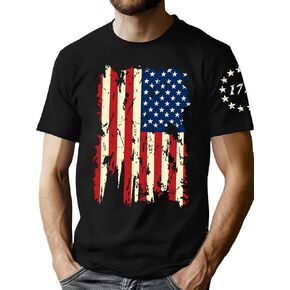 القمصان الأمريكية القمصان: 4 يوليو تي شيرت وطني تي شيرت الولايات المتحدة الأمريكية طباعة يوم الاستقلال قمم TEE TEE in Kuwait
