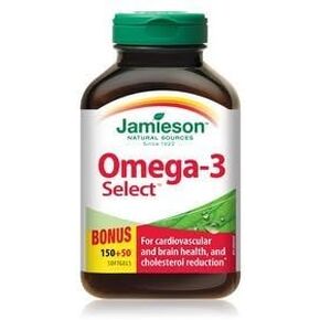Jamieson Omega-3 Select ، 1000mg ، 200 SoftGels Bonus by Jamieson