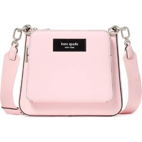 Kate Spade New York Label Smooth Leather 3 in 1 Crossbody ، Pastry Pink