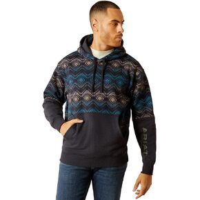 ARIAT Men's Color Block Hoodie