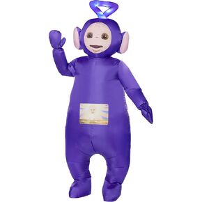 Spirit Halloween Teletubbies Tinky Winky Adult Inflatable Costume | Officially Licensed | Red Teletubby Cosplay