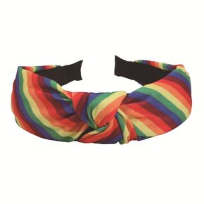 QDTK Rainbow Headband Pride Day Hairband Gay Pride Day Hair Hoop Rainbows Hair Accessories for Women Girls Parades Accessories for LGBTQ Costume Party Decorations