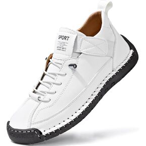 Womens Casual Shoes Ankle Chukka Boots Slip On Breathable Loafers Handmade Fashion Sneakers Mid top Walking Driving Flats Shoes