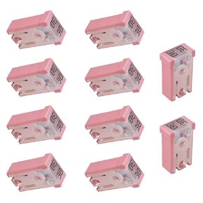 30A 32V MINI Slotted Simotive McAse على شكل خرطوشة مصهر ، 10pcs صمامات الخرطوشة الصغيرة