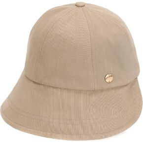 Short Bonnet Hat ELVAS Adjustable Brim Cotton Bucket Hat for Women