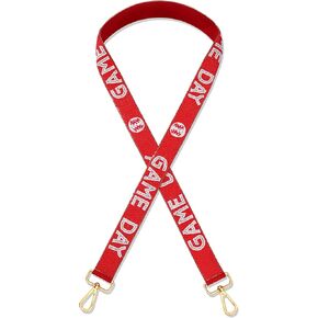 boderier Baseball Beaded Purse Strap Replacement Crossbody Bag Strap Game Day Shoulder Straps for Bags Baseball Mom Accessory