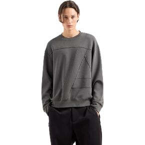 Armani Exchange Men's Limited Edition a Line Logo Stretch Cotton Poly Sweatshirt
