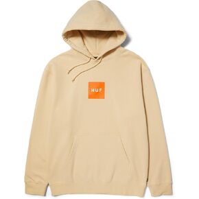 HUF Men's Box Logo Pullover Hoodie - Classic Cotton Blend Sweatshirt