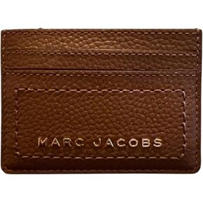 Marc Jacobs S102L01FA21-001 Gold Hardware Women's Leather Card Case (Cognac Brown)