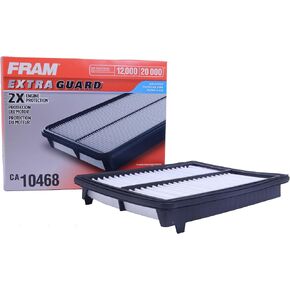 Fram Extra Guard CA10468 Presection Engine Air Filter لنماذج Acura و Honda المحددة ، يوفر ما يصل إلى 12 شهرًا أو حماية مرشح 12000 ميل