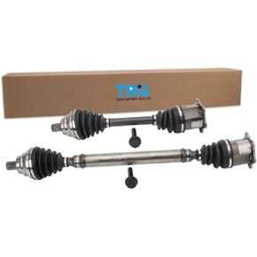 TRQ Front CV Axle Shaft Assembly Set Driver & Passenger Side Compatible with 2010-2015 Volkswagen Jetta