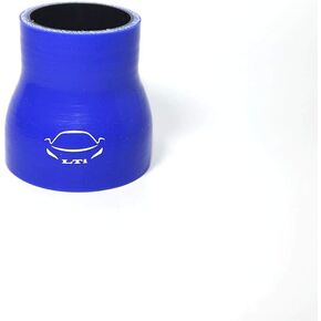 LTI Universal 51mm to 70mm 4-Ply Reinforced High Performance 2" to 2.75" ID Straight Reducer Silicone Hose Coupler (2"-2.75" Blue)