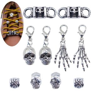 Shoelace Charm for Sneakers,Metal Shoe Charms for Sneakers, Boots, Runners,Hip Hop Stylish Shoe Decoration