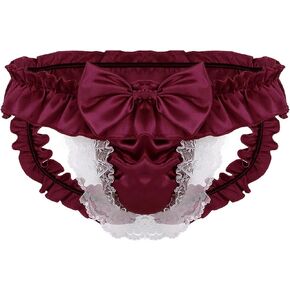 Men’s Sexy Underwear – Male Jockstraps G-Strings Girly Maid Underwear Bulge Pouch Sissy - Valentines Gift