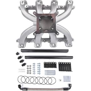 Single Plane with Fuel Rails EFI Intake Manifold Replacement for GM Gen III IV LS Engines 300-137 534-219 HH6313S