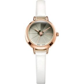 RORIOS Women Watches Waterproof Analogue Quartz Watch with Leather Strap Simple Wrist Watch for Ladies Elegant Casual Women's Watch