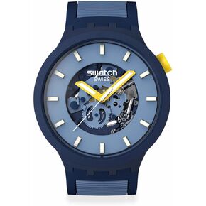 Swatch Casual Watch Unisex Blue Quartz Bio-sourced Below The Horizon