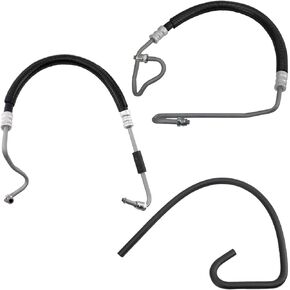 TRQ Power Steering Hose Compatible with 01-10 Chevrolet GMC