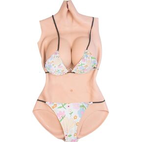Silicone Bodysuit Fake Bodysuit Swimsuit Style Darg Silicone Bodysuit C-G Cup for Crossdresser Transgender Dargqueen