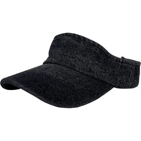 Sun Visors Hat Women Jean Denim Retro Sports Cap Summer Golf Beach Tennis Adjustable Hats