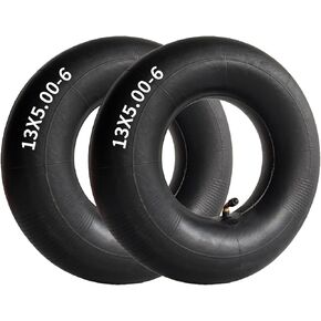 13x5.00-6 Inner Tube, 5.00-6/4.00-6 Tires Replacement, 13 Inch Replacement Tire [Thickened] [45°Angled Valve Stem] (2 Pack)