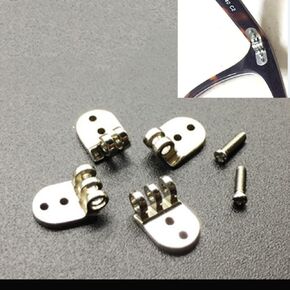 Eyeglass Hinge Replacement 5.0mm 3+2 Plastic Frames, Sunglasses, Wooden Frames, Glasses Parts Replacement Glass Repair Kits Screws and Screwdriver