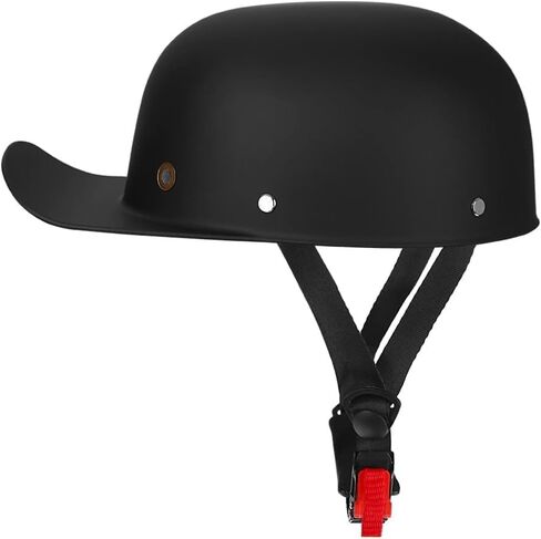Baseball Cap Motorcycle Helmet,DOT Approved Vintage Open Face Unisex-Adult Half Helmets,- for Scooter, Moped, Street Cruiser, Jet in Saudi Arabia