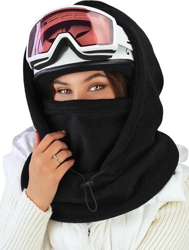 Fleece Balaclava فوق خوذة - خوذة دافئة Ninja غطاء محرك السيارة - القبعة المغطاة بالقطن القبعة القبعة Gaiter التزلج قناع التزلج in Kuwait
