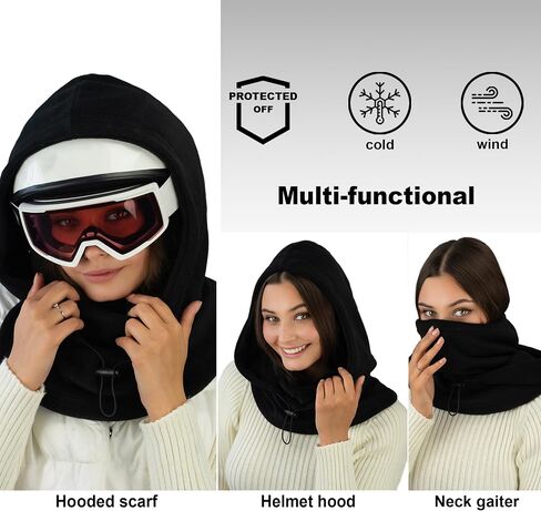 Fleece Balaclava فوق خوذة - خوذة دافئة Ninja غطاء محرك السيارة - القبعة المغطاة بالقطن القبعة القبعة Gaiter التزلج قناع التزلج in Kuwait
