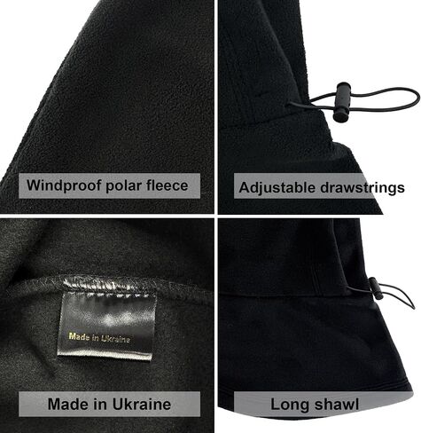 Fleece Balaclava فوق خوذة - خوذة دافئة Ninja غطاء محرك السيارة - القبعة المغطاة بالقطن القبعة القبعة Gaiter التزلج قناع التزلج in Kuwait