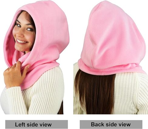 Fleece Balaclava Over Helmet - Warm Helmet Ninja Hood - Snowboard Hooded Hat Neck Gaiter Ski Mask in Kuwait