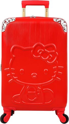 BioWorld Hello Kitty Print Red 20 "Carry-on Adult Hardside Carry-On Rolling Luggage in Saudi Arabia