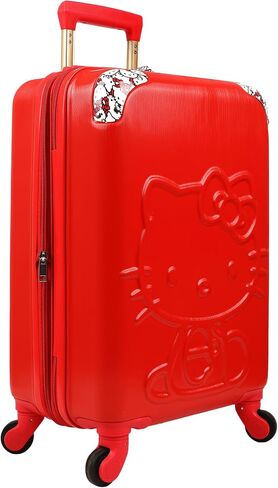 BioWorld Hello Kitty Print Red 20 "Carry-on Adult Hardside Carry-On Rolling Luggage in Saudi Arabia