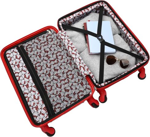 BioWorld Hello Kitty Print Red 20 "Carry-on Adult Hardside Carry-On Rolling Luggage in Saudi Arabia