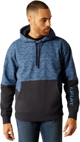 ARIAT Men's Color Block Hoodie in Saudi Arabia