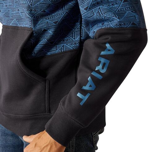 ARIAT Men's Color Block Hoodie in Saudi Arabia