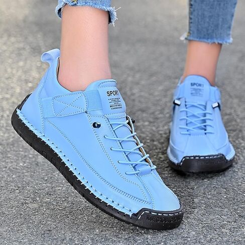 أحذية المرأة غير الرسمية أحذية الكاحل تشوكا تنزلق على المتسكعون القابل للتنفس أحذية رياضية مصنوعة يدويًا in Kuwait