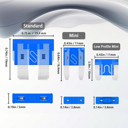 1011PCS CAR FUSE KIT-410PC Standard ، 410PC MINI & 185PC MICRO MICRO (2A-40A). يشمل 2 من البسد ، 2 اختبار ومقاطع 2. يعمل مع السيارات والشاحنات و RVS والقوارب والدراجات النارية (1011) in Kuwait