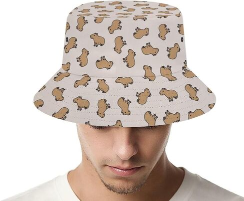Colorful Owl Head Bucket Hat for Men Women Packable Fisherman Hat Sun Cap Outdoor Travel Beach Caps in Saudi Arabia
