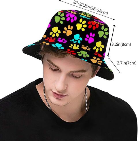 Bucket Hat Sun Beach Packable Fisherman Cap for Women Men Summer Outdoor Hiking in Kuwait