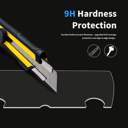 INTGET 12.3 Inch Screen Protector for 2024 Jeep Wrangler/2024 Jeep Gladiator Accessories Tempered Glass Screen Protective Film Navigation Touch Screen Protector for 2024 Jeep Wrangler JL Accessories Sport/Sport S/Willys/Rubicon/Sahara/Rubicon X in Kuwait