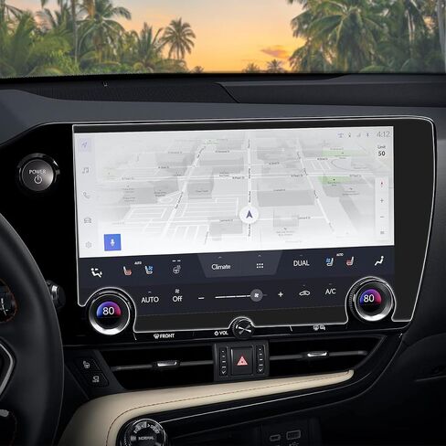 INTGET 12.3 Inch Screen Protector for 2024 Jeep Wrangler/2024 Jeep Gladiator Accessories Tempered Glass Screen Protective Film Navigation Touch Screen Protector for 2024 Jeep Wrangler JL Accessories Sport/Sport S/Willys/Rubicon/Sahara/Rubicon X in Kuwait