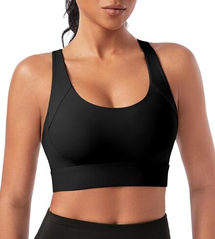 Sports Bras for Women High Support - High Impact Padded Racerback Sport Bra - Womens Push Up Running Gym Yoga Workout Tops in Saudi Arabia